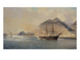 Buy Naval Battle of the Strait of Shimonoseki, 20th July 1863, 1865 at AllPosters.com
