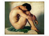 Buy Study of a Nude Young Man, 1836 at AllPosters.com
