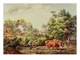 American Farm Scenes, Pub. by Currier and Ives, New York