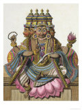 Buy Brahma, Hindu God of Creation, from "Voyage aux Indes et a La Chine" at AllPosters.com