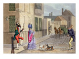 Buy The Unpleasant Rencontre, from "Fashionable Bores, or Coolers in High Life, by Peter Quiz", 1824 at AllPosters.com