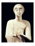 Statue of the Great Goddess, from Tell Asmar, 2800-2300 BC