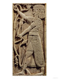 Relief Depicting a Warrior, from the Palace of Salmanassar III Nimrud