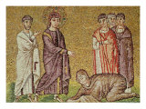 Jesus Cures the Woman Who Bleeds, Scenes from the Life of Christ Giclee Print