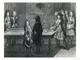 Buy Louis XIV Playing Billiards with Philippe I Duke of Orleans, the Count of Toulouse at AllPosters.com