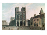 Buy The Square in Front of Notre-Dame at the Time of the Consulat, 1799-1804 at AllPosters.com