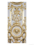 Detail of Panelling Depicting the Crown and Monogram of Louis XIV and the Sun