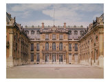 The Louis XIII Courtyard, or the Marble Courtyard, Remodelled by Le Vau in circa 1630