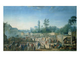Buy View of the Tuileries from the Place de La Revolution, 1799 at AllPosters.com