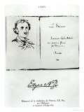 Title Page of "Les Poemes" by Edgar Allan Poe with a Portrait of the Author, 1888