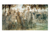 Buy Carriages and Promenaders on the Avenue des Champs-Elysses at AllPosters.com