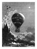 Buy Frontispiece to "Five Weeks in a Balloon" by Jules Verne at AllPosters.com