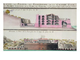 Buy Cross-Section and Elevation of the Harbour Tower at Toulon, from "Traite de Fortifications" at AllPosters.com