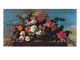 Buy Wicker Basket of Flowers at AllPosters.com