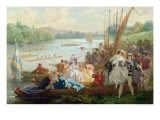 Buy A Regatta at Asnieres During the Second Empire at AllPosters.com