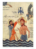 Buy Baptism of Christ, from a Gospel, 1330 at AllPosters.com