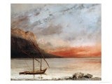 Sunset Over Lake Leman, 1874