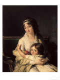 Buy Portrait Presumed to be Madame Jeanne-Justine Boyer-Fonfrede and Her Son, Henri at AllPosters.com
