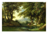 Buy Narcissus Admiring His Reflection at AllPosters.com