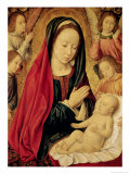 Buy The Virgin and Child Adored by Angels at AllPosters.com