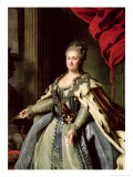 Portrait of Catherine II circa 1770