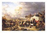 Buy General de La Morliere Receiving the Surrender of Antwerp, 29th November 1792, 1837 at AllPosters.com