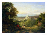 View of Terracina and Monte Circeo, 1833