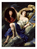 Buy Fame Presenting a Portrait of Louis XIV to France at AllPosters.com
