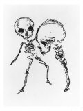Buy Skeletons, Illustration from "Complainte de L'Oubli et des Morts" at AllPosters.com