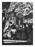 Buy St. Francois de Salles Giving the Rule of the Visitation to St. Jeanne de Chantal at AllPosters.com