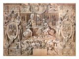 Buy Tournament on the Occasion of the Marriage of Catherine de Medici and Henri II in 1533 at AllPosters.com