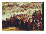 Buy The Fair at Impruneta, Detail of the Right Hand Side, 1638 at AllPosters.com