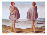 Buy A Priest from Secoton in Virginia, from "Admiranda Narratio.." 1585-88 at AllPosters.com