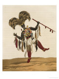 Buy A Captain in His War Dress, from "Mission from Cape Coast Castle to Ashantee", Published 1819 at AllPosters.com