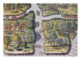 Buy The French Left at Fort Charles Suffering from a Lack of Food, from "Brevis Narratio.." at AllPosters.com
