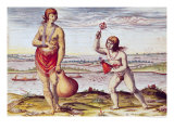 Buy A Noblewoman from Pomeiooc, from "Admiranda Narratio..", 1585-88 at AllPosters.com