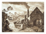 Buy The Iron Forge Between Dolgelli and Barmouth in Merionethshire, Published 1776 at AllPosters.com