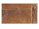 Reindeer Horn Carved with Deer and Leaping Salmon, from the Grotte de Lortet