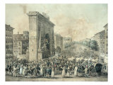 Buy Entrance of Louis XVIII Through the Porte Saint-Denis, 1814 at AllPosters.com