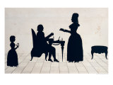 Buy Silhouettes of Monsieur and Madame Roland and Their Daughter, Eudora at AllPosters.com