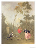 Buy Scene Galante in a Park, circa 1760 at AllPosters.com
