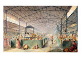 Buy Interior of Les Halles, 1835 at AllPosters.com