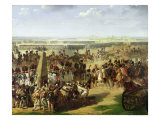 Buy The French Army Pulling Down the Rosbach Column, 18th October 1806, 1810 at AllPosters.com