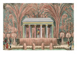 View of a Firework Display in the Jardin Du Luxembourg, 28th November 1807