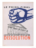 Buy The Final Punch, Cartoon Criticising the Third Republic, Paris 1934 at AllPosters.com