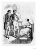 Buy Rastignac Introduced to Madame de Nucingen, Illustration from "Le Pere Goriot" by Honore de Balzac at AllPosters.com