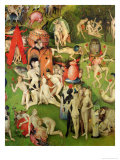 The Garden of Earthly Delights: Allegory of Luxury, Central Panel of Triptych, circa 1500