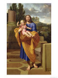 Buy St. Joseph Carrying the Infant Jesus, 1665 at AllPosters.com