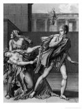 Phaedra, Oenone and Hippolytus, Illustration from Act II Scene 5 of 