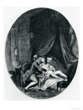 Buy Valmont and Emilie, Illustration from "Les Liaisons Dangereuses" by Pierre Choderlos de Laclos 1782 at AllPosters.com